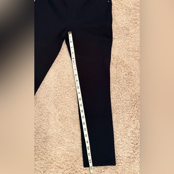 Quince Ultra Stretch Ponte Pull on Pants Black Straight Leg Size Small - Picture 7 of 12